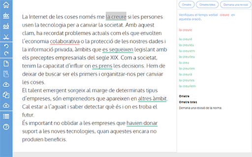 MaxiGramar - Chrome Extension: Best Catalan Grammar Corrector for Accuracy