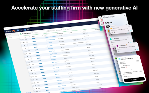 Staffing Engine - Chrome Extension: Boost Productivity with Real-Time Alerts