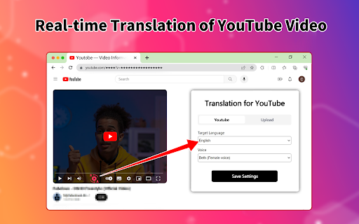 Video Translator - Chrome Extension: AI-powered Video Translation : Key Features