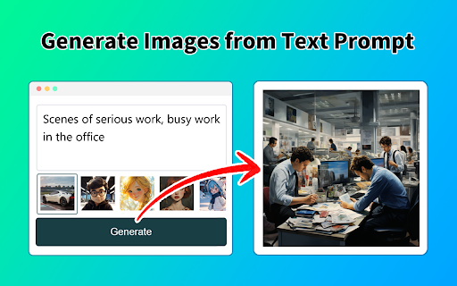 AI Image Generator - Chrome Extension: Instantly Create Text-Based Images