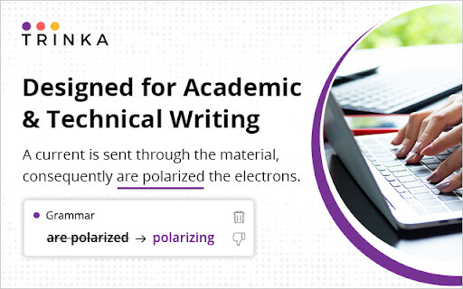 Trinka: AI Writing Assistant for Academic Excellence