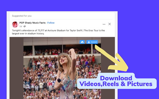 FBDownloader - Chrome Extension: Download FB Videos & Photos Easily