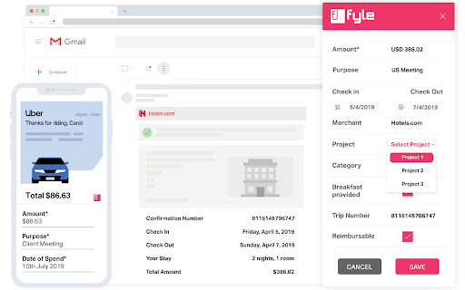 Fyle - Chrome Extension : AI-Powered Expense Tracking Made Simple