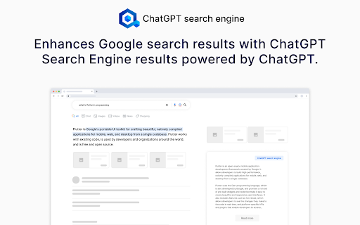 ChatGPT Search Assistant - Chrome Extension : Enhance Google Search with AI