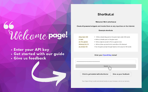 Shortkut AI - Chrome Extension: Revolutionize Content Creation