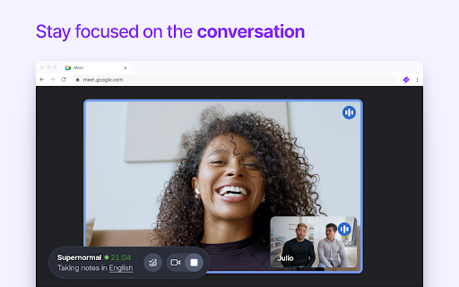 Supernormal - Chrome Extension : Auto Meeting Notes