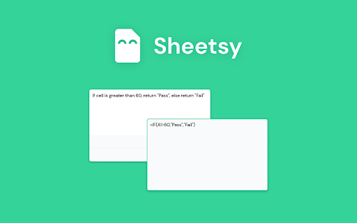 SheetFormulas : AI Tool for Google Sheets