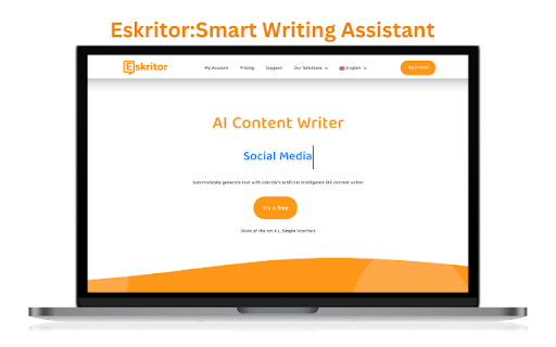 Eskritor - Chrome Extension : AI Content Writer Generator