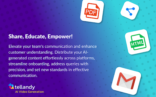 TellAndy - Chrome Extension: Revolutionize Communication through AI Tools