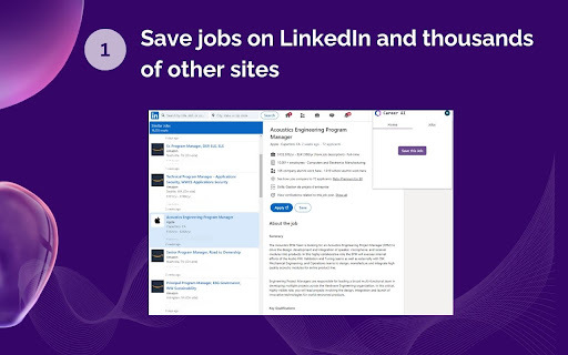 Career AI - Chrome Extension: Job Optimization Assistant : Career Growth Assistant