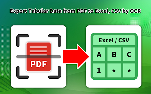 Table OCR - Chrome Extension: Extract Data from Tables Effortlessly