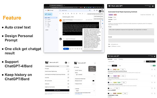 WorkWithGPT - Chrome Extension: AI Summary Tool: Chrome App Summary