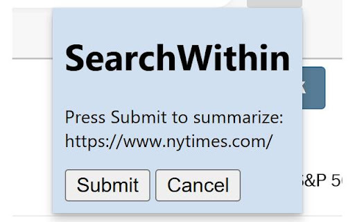 SearchWithin - Chrome Extension: PDF & Web Access