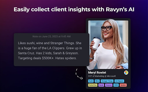 Ravyn - Chrome Extension: Boost Sales Efficiency with Smart Tags