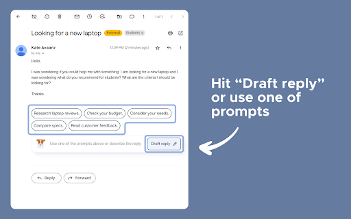 MailBuddy - Chrome Extension: AI-Powered Email Assistant, Speedy Replies