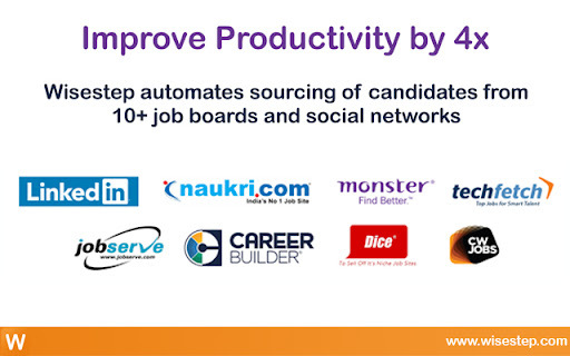 Wisestep - Chrome Extension : Automatically Collect Resumes Online