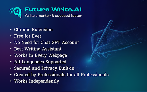 FutureWrite.AI: AI-powered Chrome Extension Writing Assistant for Pros