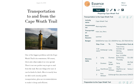 Essence - Chrome Extension: Summarization & Efficient Note-Taking Tool