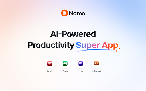 Nomo - Chrome Extension : All-in-One Productivity Solution for Efficiency