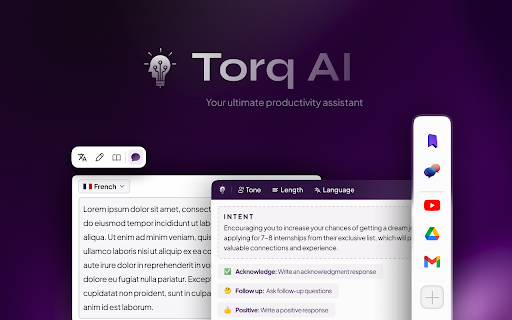 Torq AI - Chrome Extension: AI-Powered Browsing Assistant for Efficiency