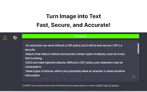 Chrome GPT Extension: Convert Images to Text Effortlessly