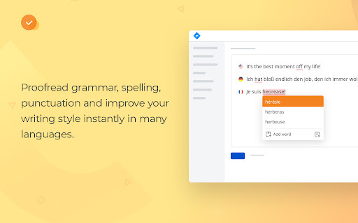 WProofreader: Chrome Extension - AI Grammar & Spell Checker Tool