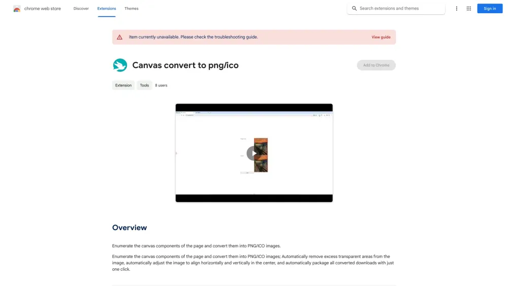 Canvas Image Converter - Chrome Extension : Convert and Optimize Canvas Images