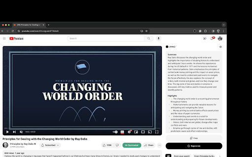 Onno: AI-Powered YouTube Summarizer & Translator Extension for Chrome