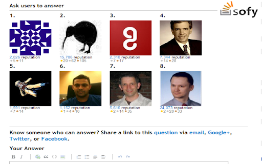 Sofy - Chrome Extension: Community-Driven Tool for Unanswered Questions