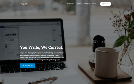 Linguisity Chrome Extension: Personalized Writing Feedback Tool for Writers