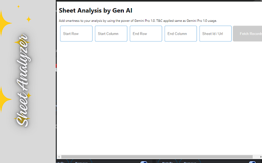 Gemini Insights - Chrome Extension: Enhance Google Sheets with Advanced Tools