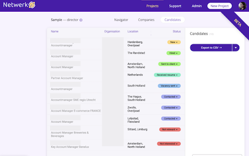 Netwerk - Chrome Extension: AI-Powered Candidate Search Platform