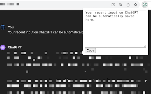 Save ChatGPT Input - Chrome Extension: Save and Organize ChatGPT Inputs Easily