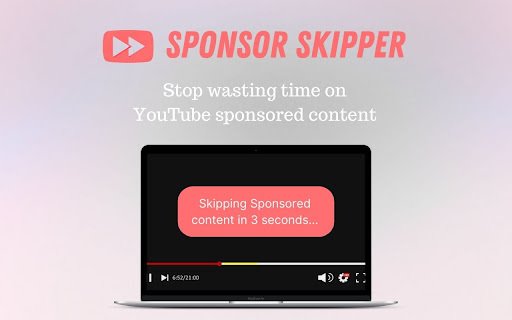 SkipSponsor - Chrome Extension: Skip Sponsors, Enhance Your YouTube Experience