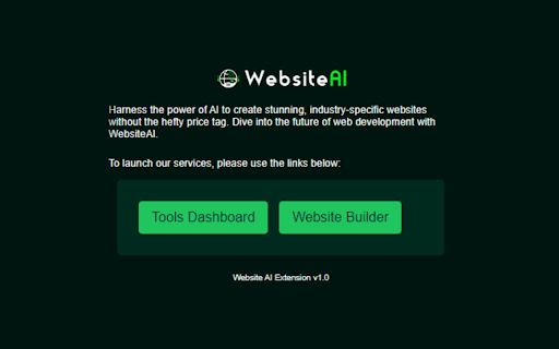 Website AI Extension: Seamless Web Dev Tool for Chrome Browser Integration