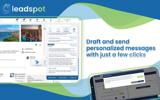 LeadSpot - Chrome Extension: AI Messaging for Personalized Outreach