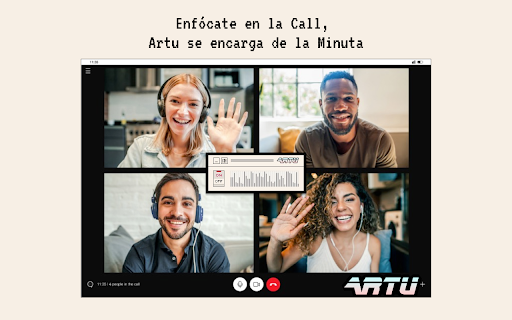 ARTU Meetings: AI Assistant for Automatic Meeting Minutes Chrome Extension