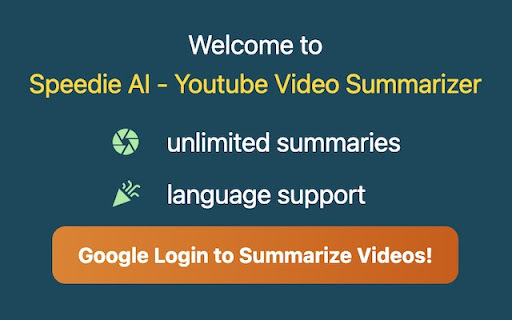 Speedie AI: Instant, Accurate Video Summaries in Any Language