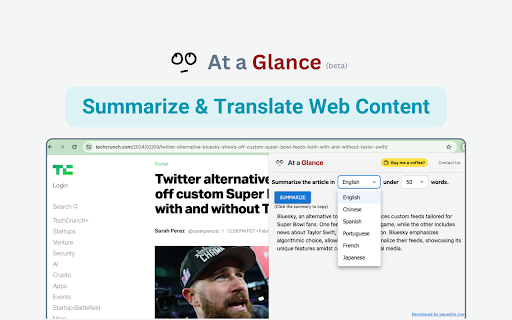 ChatGPT Content Summarizer: Summarize & Translate Articles Instantly