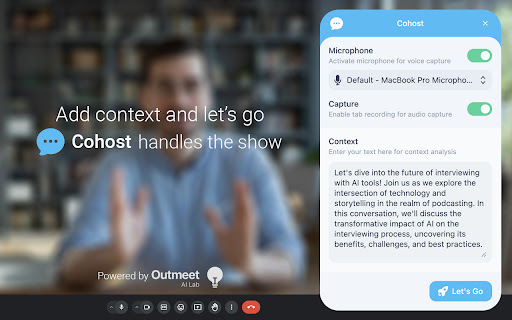 Cohost - Chrome Extension: Real-time Interview Feedback Extension Tool