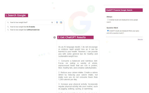 Google Search ChatGPT Extension: Enhance Google Searches with ChatGPT