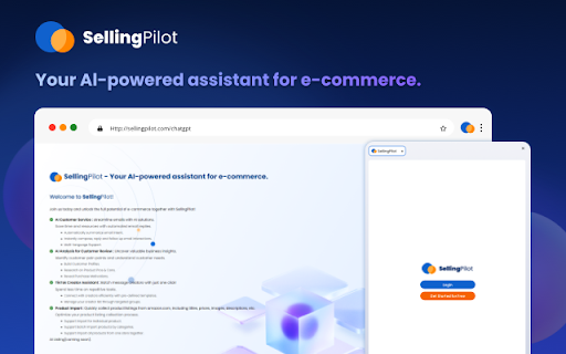 SellingPilot Chrome Extension: AI Email & Review Insights for E-commerce