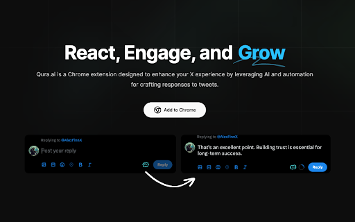 Qura.ai - Chrome Extension: AI-Powered Tweet Response Enhancer Tool