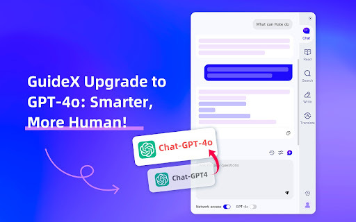 GuideX - Chrome Extension: AI Assistant with Powerful, Diverse Features