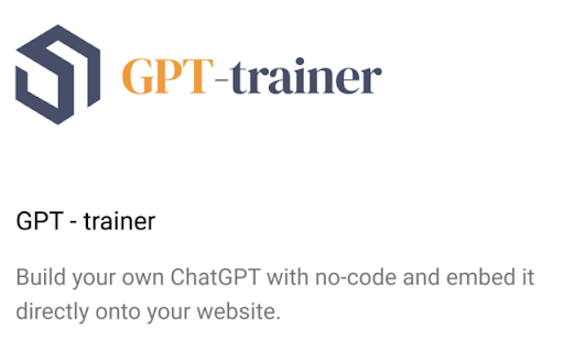 GPT Trainer: Build AI Chatbots with GPT-3.5/4 Models Effortlessly