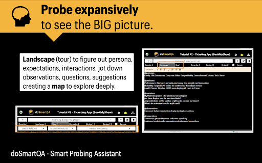 doSmartQA - Chrome Extension: Smart Probes & Session Planning for Testing
