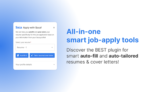 Soca Chrome Extension: AI-Powered Tools to Empower Job Seekers