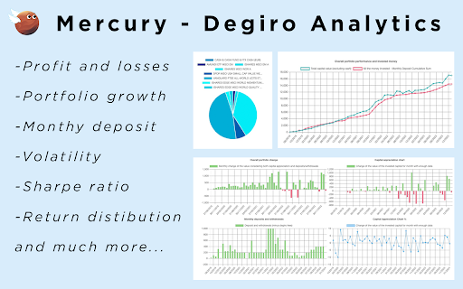 Mercury - Chrome Extension: AI Forecasting for Portfolio Management