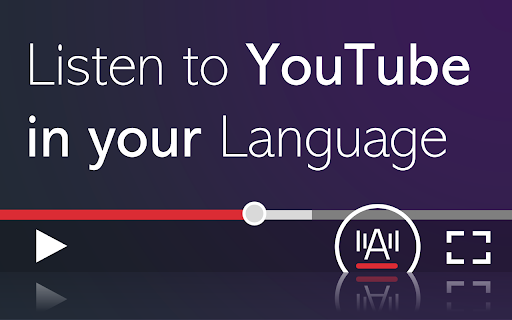 AI Voice Over for YouTube: AI-Powered Translation for Videos Extension