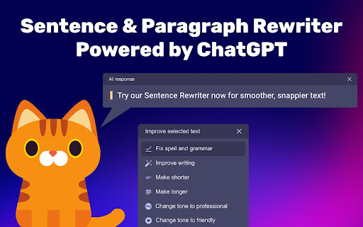 Sentence Rewriter Chrome Extension: Effortless Online Writing Enhancement